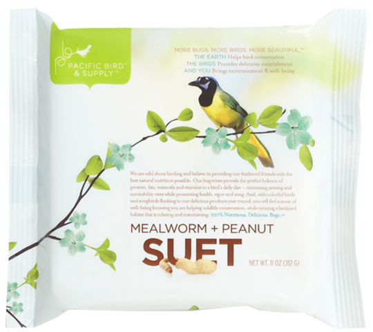 Mealworm + Peanut Suet (11.0oz) - Click Image to Close